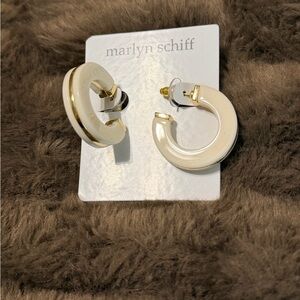 Marlyn Schiff Gold-Tone Hoop Earrings
